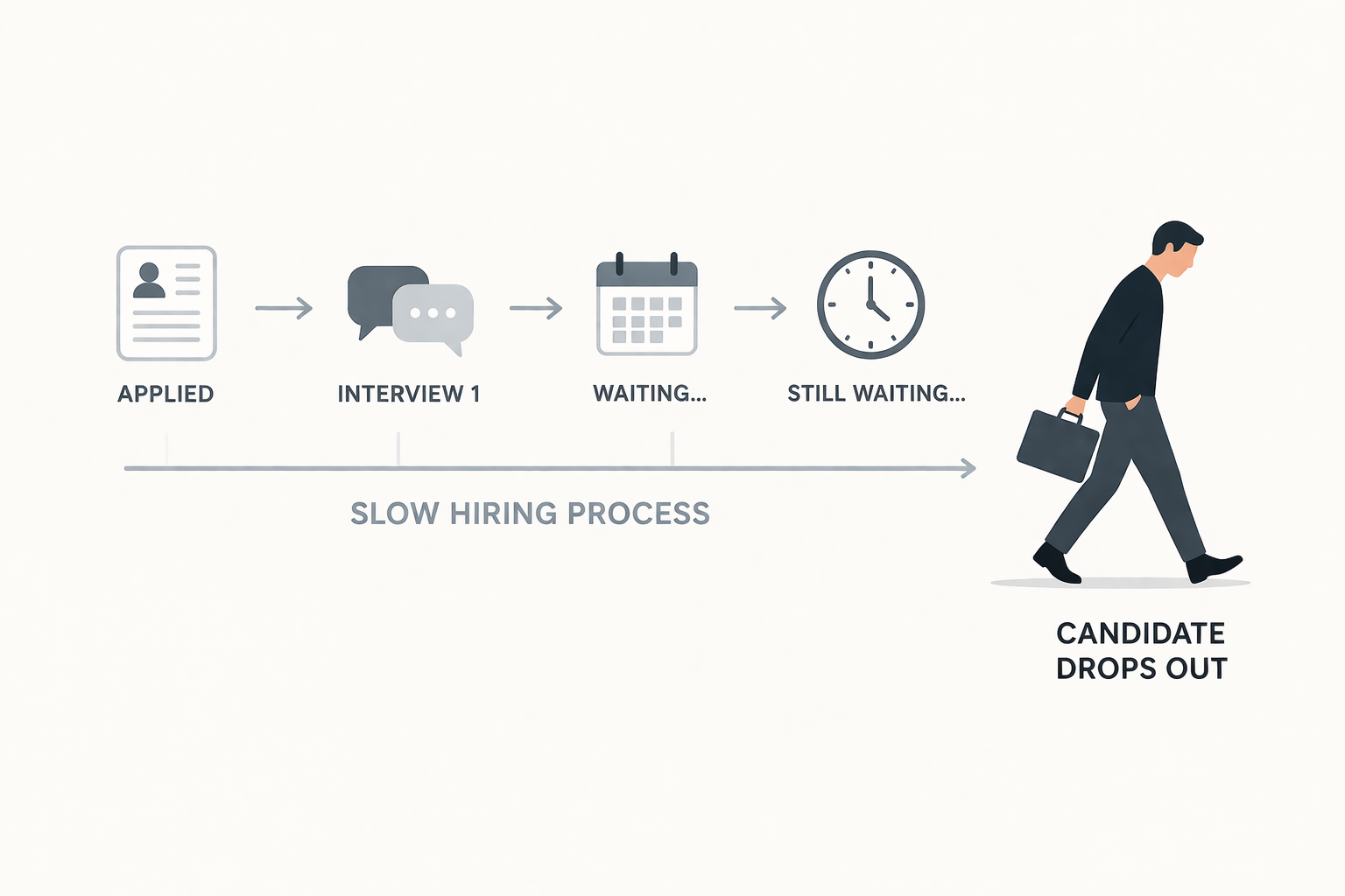 Why Good Candidates Drop Out of Slow Hiring Processes feature image